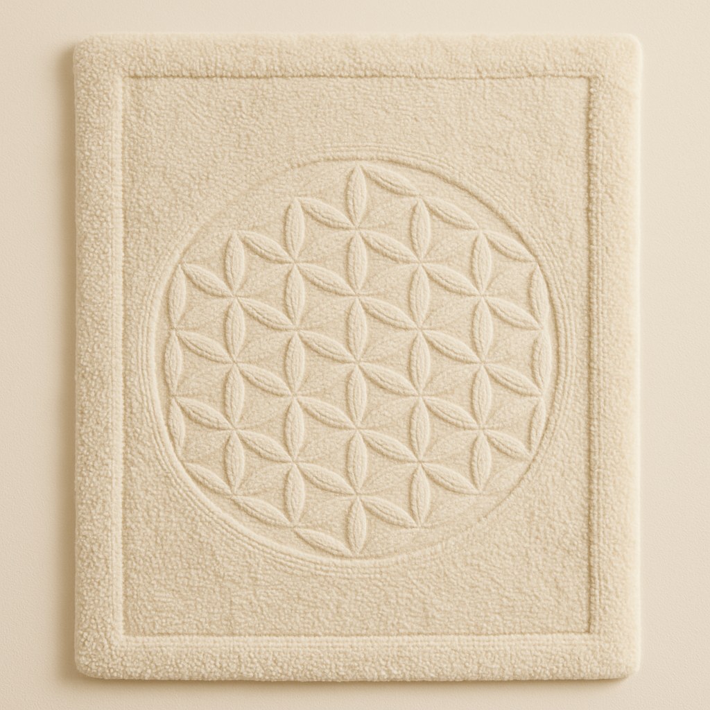 Bed & Bath — Embossed Geometric Bath Mat