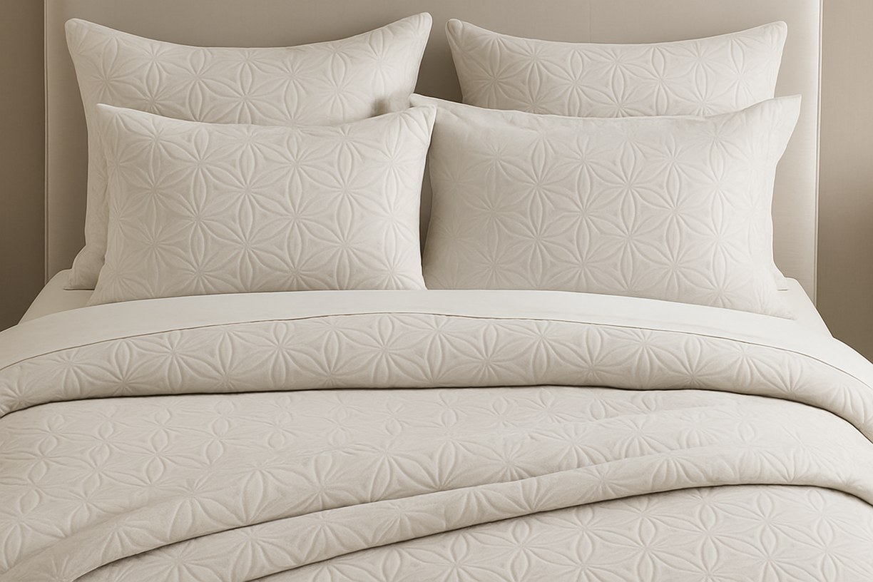 Bed & Bath — Geometric Quilted Bedding Set
