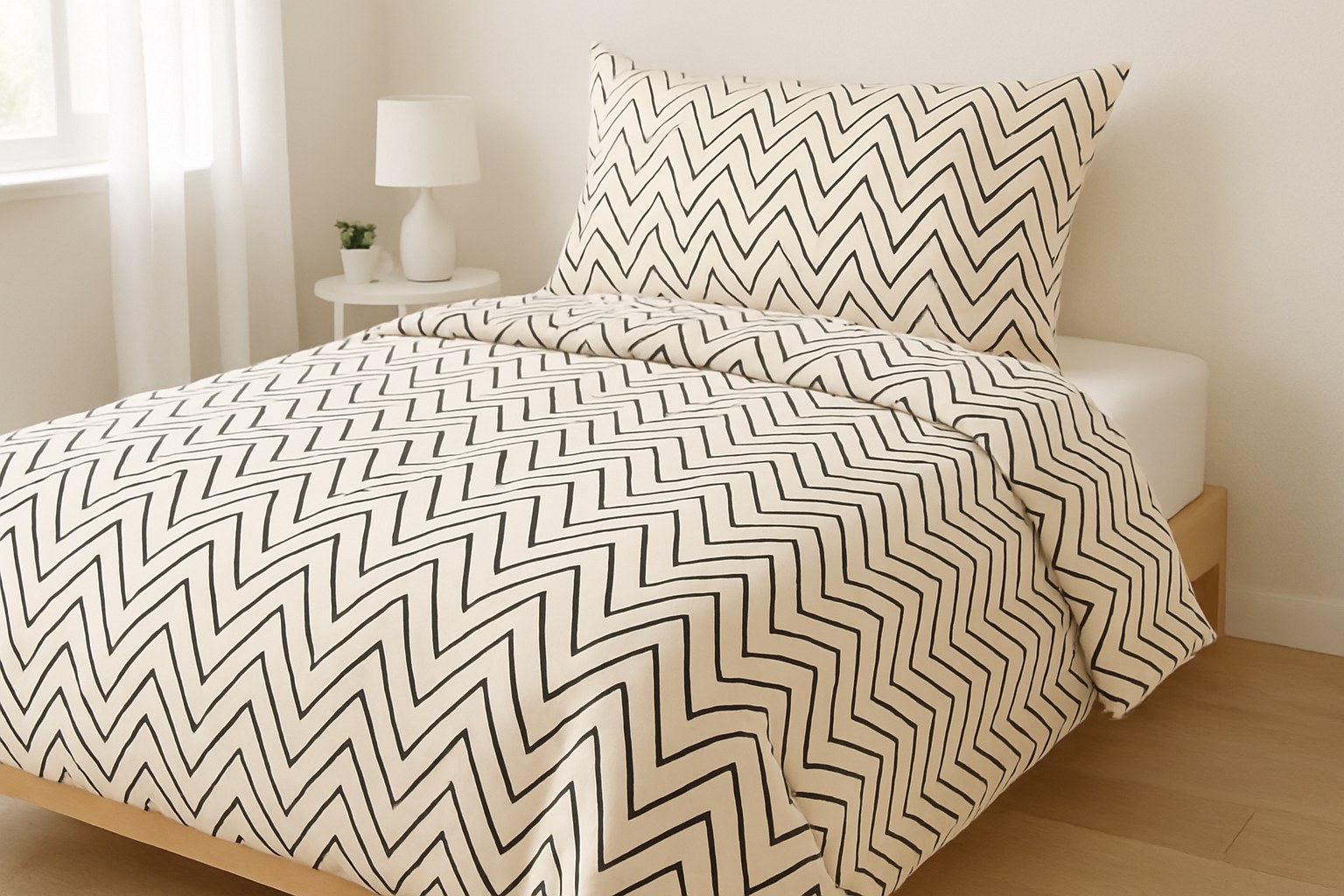 Bed & Bath — Chevron Pattern Duvet Set