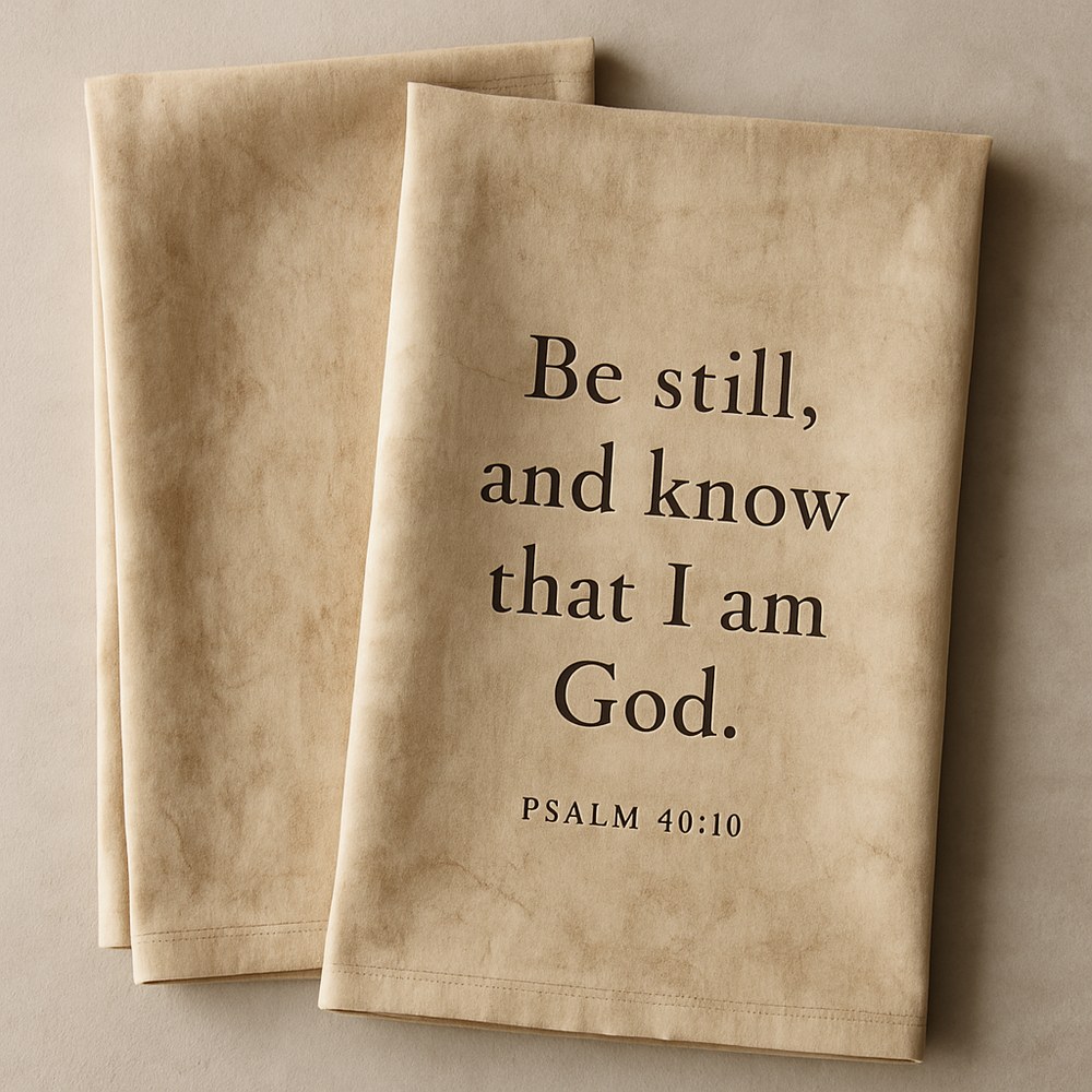 Bed & Bath — Printed Scripture Tea Towel