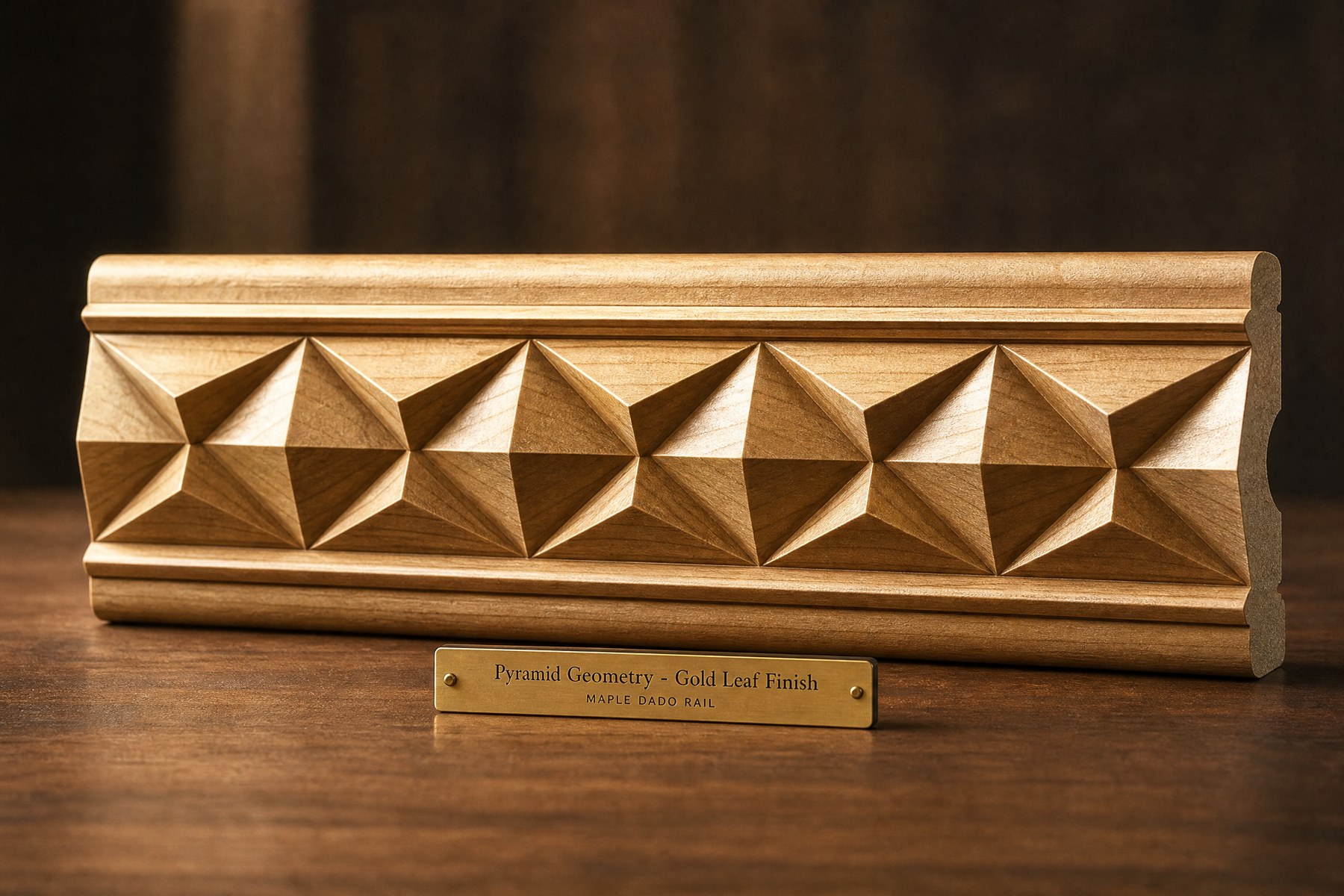Decor — Carved Geometric Dado Rail
