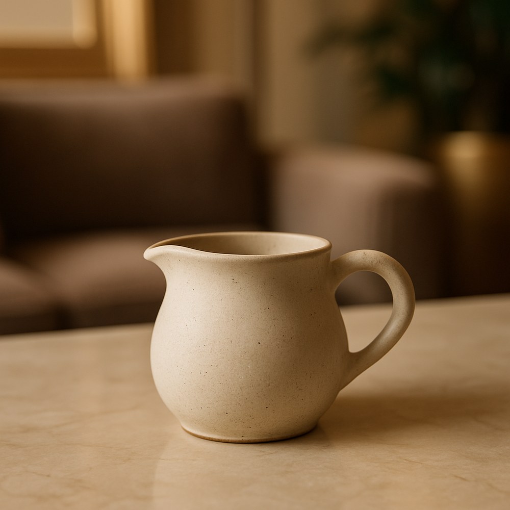 Decor — Speckled Ceramic Pitcher