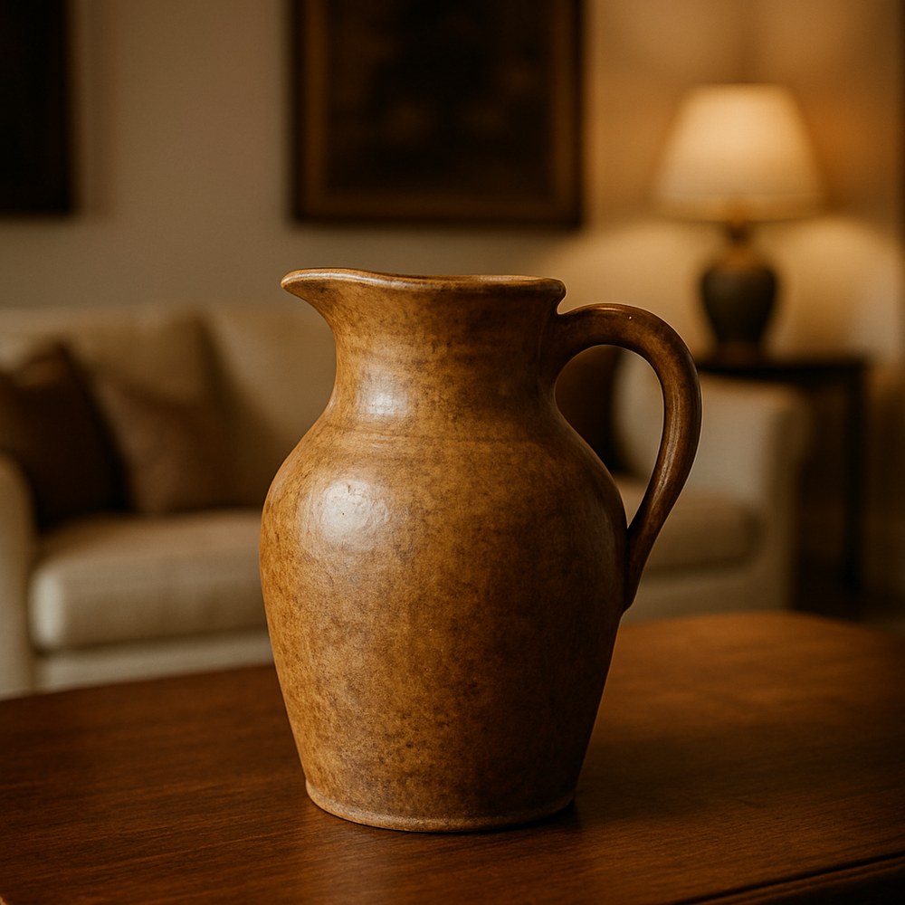 Decor — Rustic Ceramic Pitcher