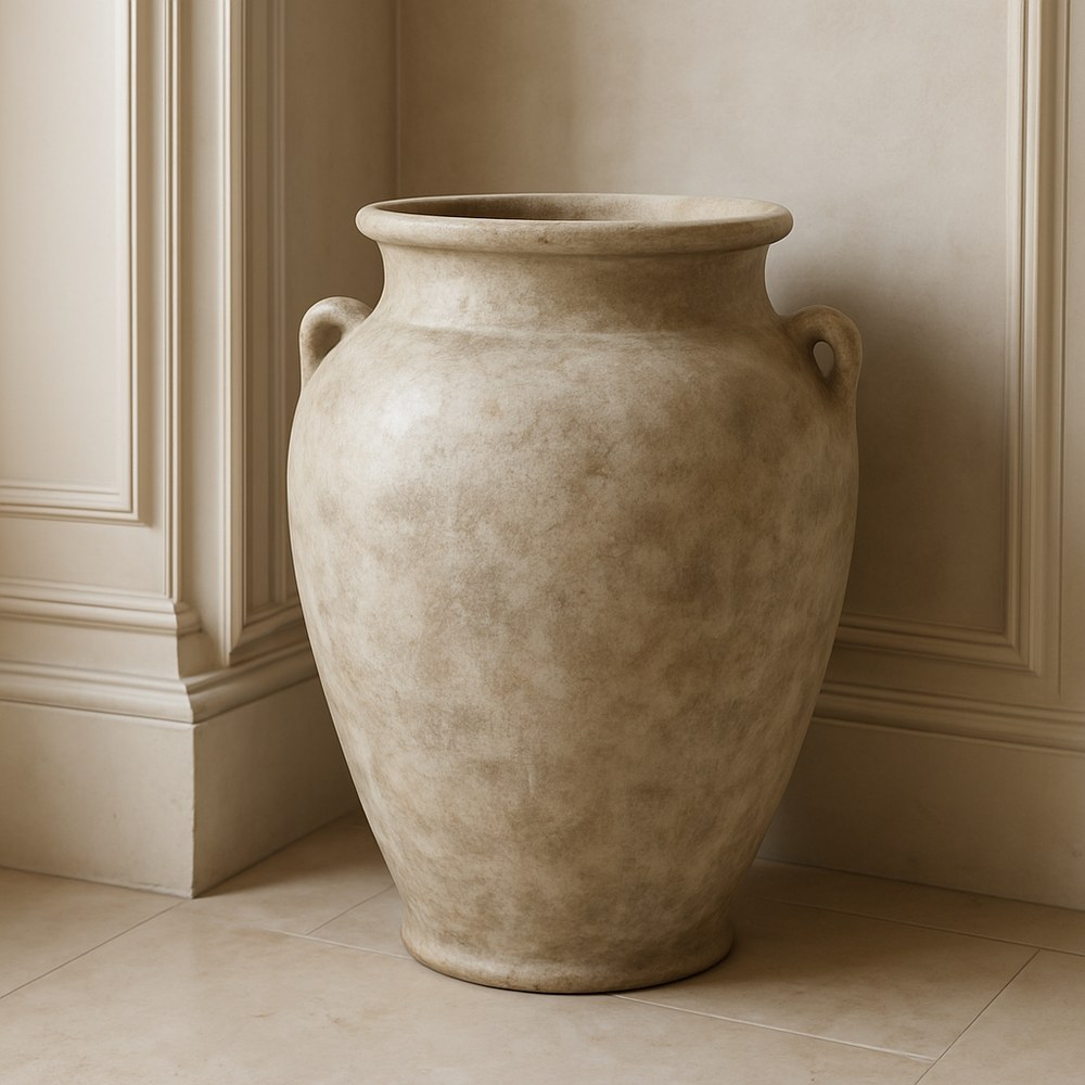 Decor — Aged Ceramic Floor Urn