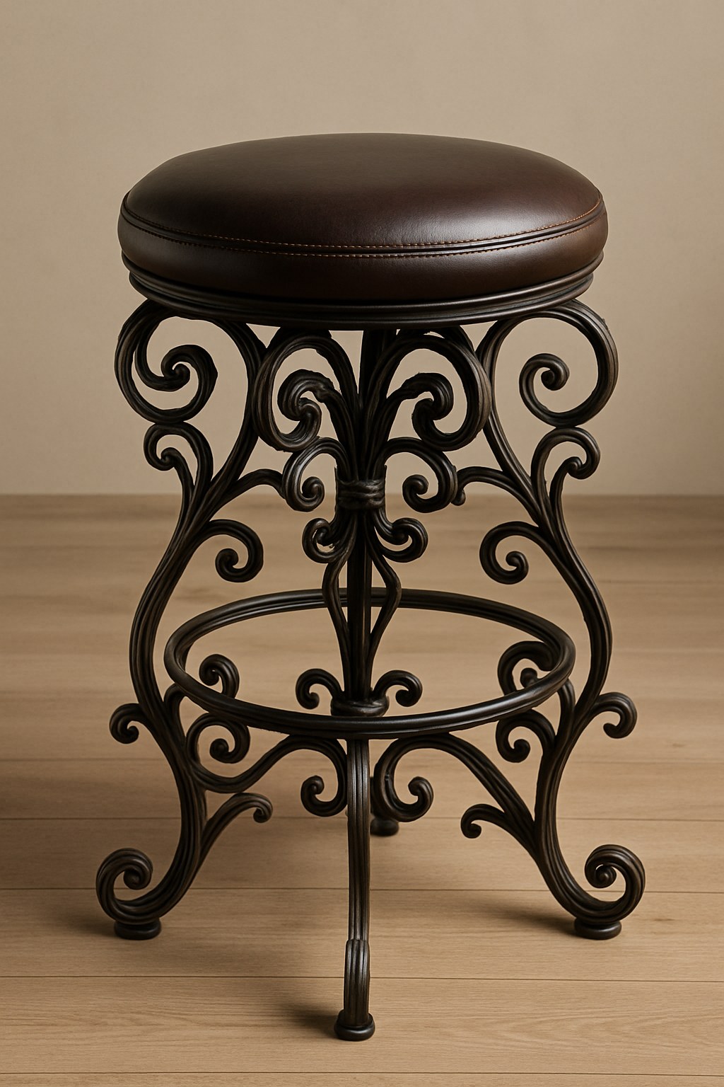 Furniture — Wrought Iron Bar Stool