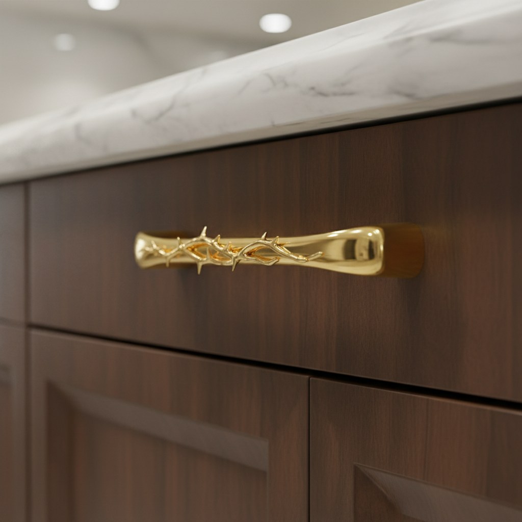 Furniture — Thorn Brass Cabinet Pull