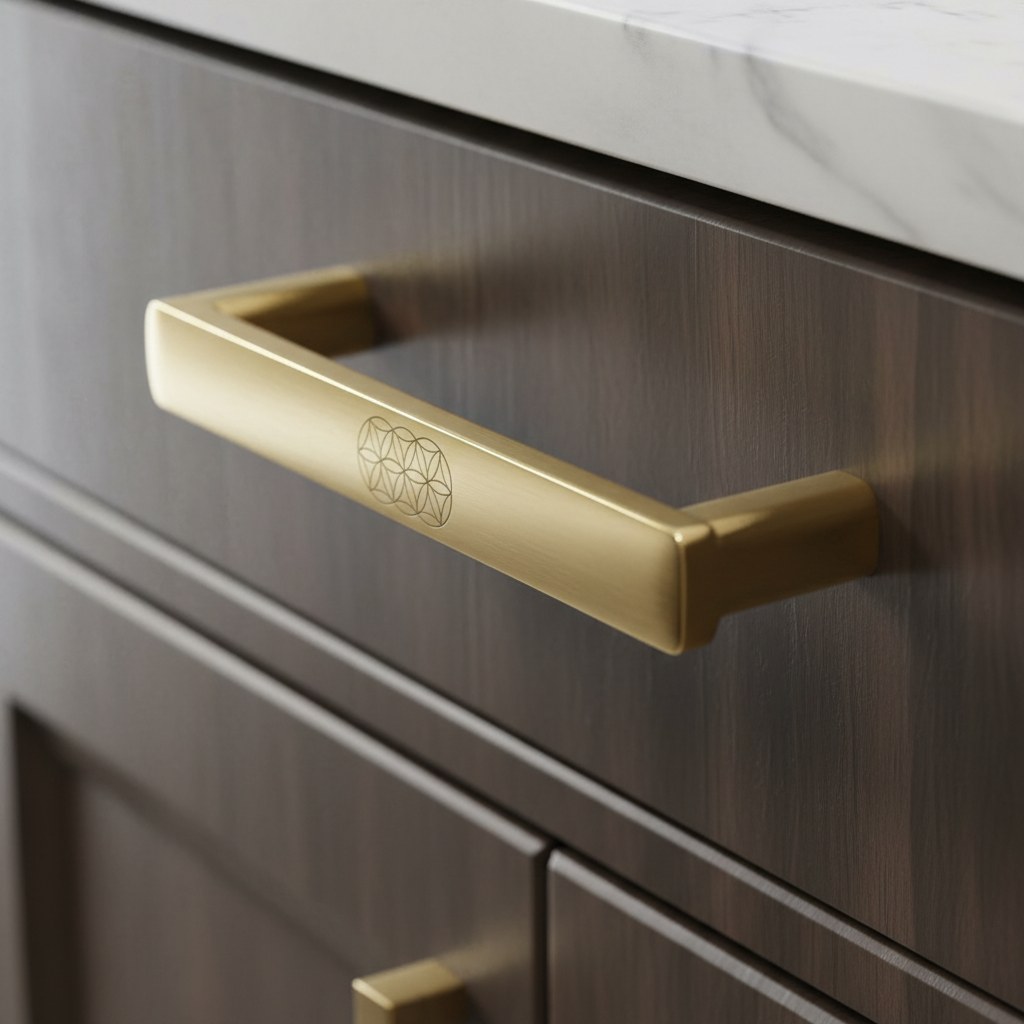 Furniture — Brushed Brass Drawer Pull