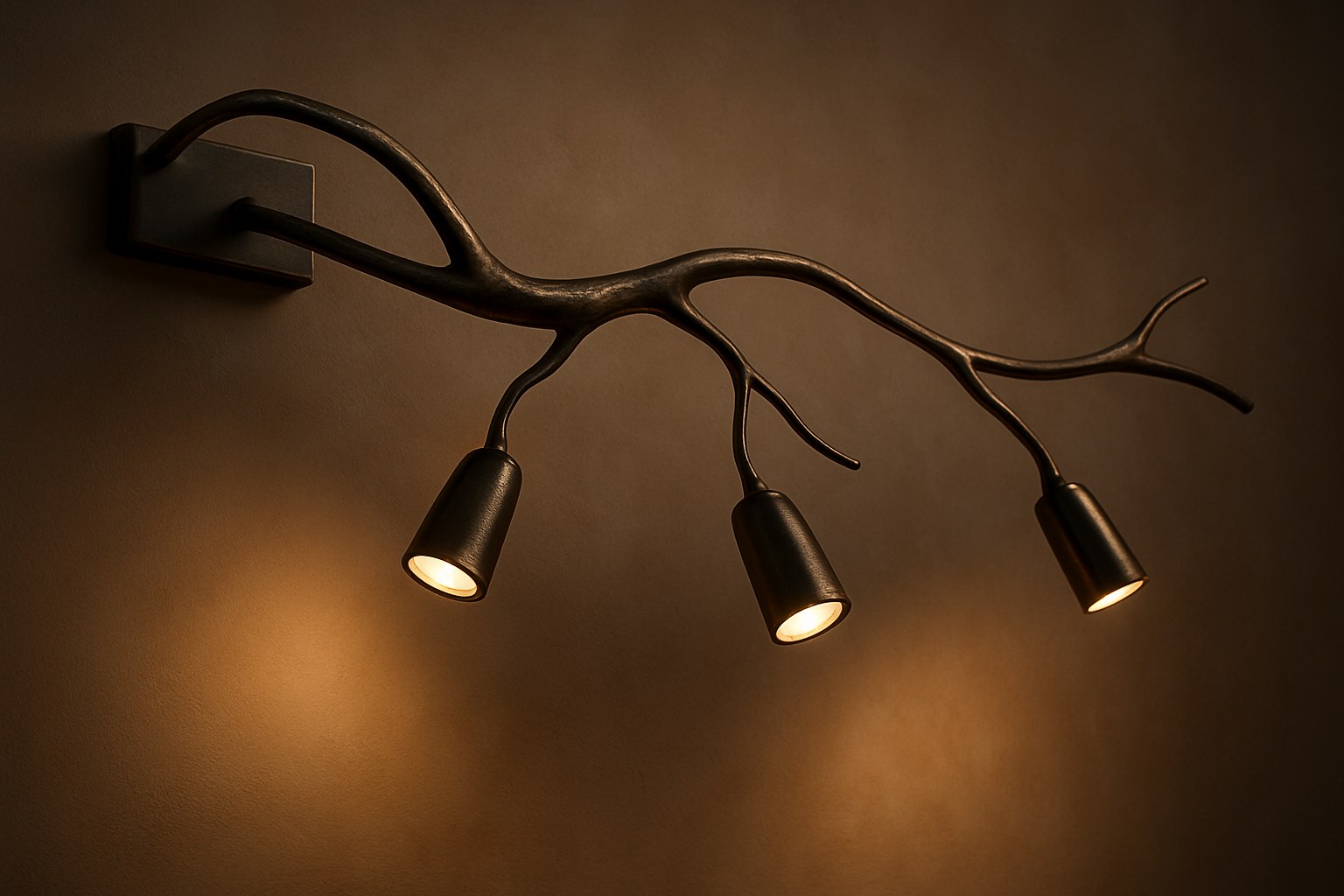 Lighting — Bronze Branch Wall Sconce
