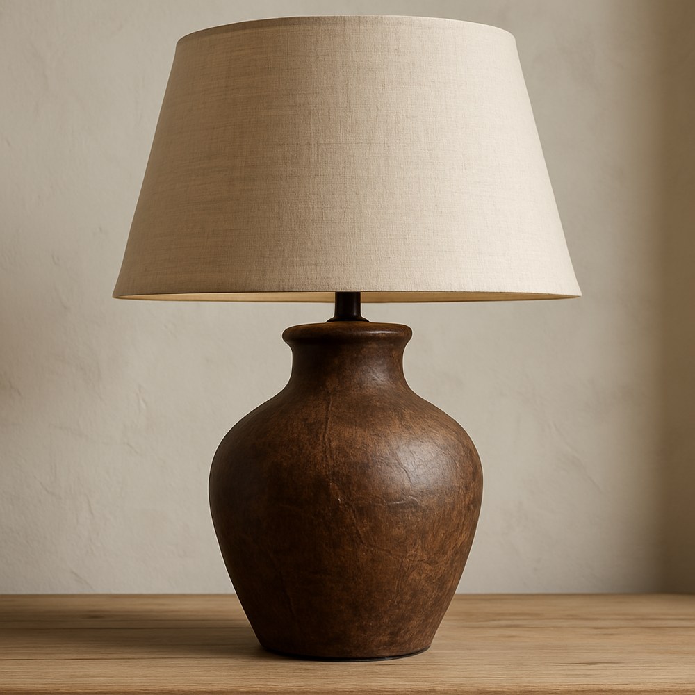 Lighting — Rustic Ceramic Table Lamp