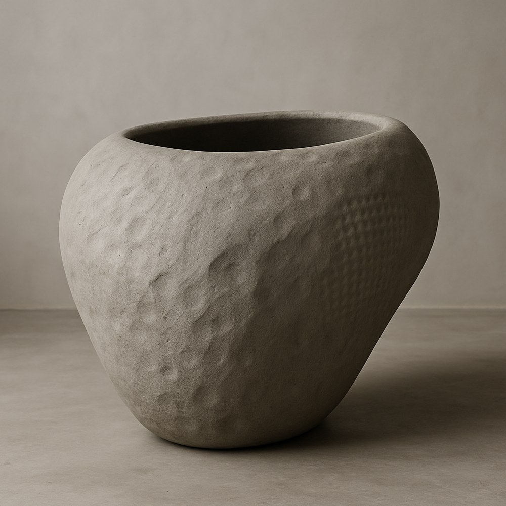 Outdoor — Hammered Stone Planter