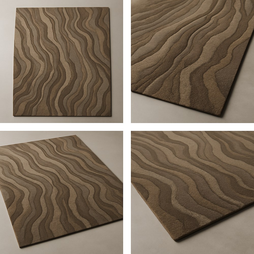 Rugs — Wavy Textured Area Rug