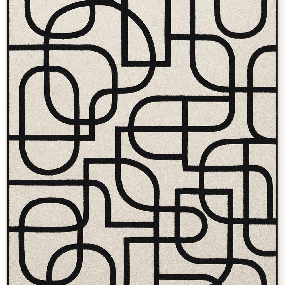 Rugs — Abstract Linear Area Rug