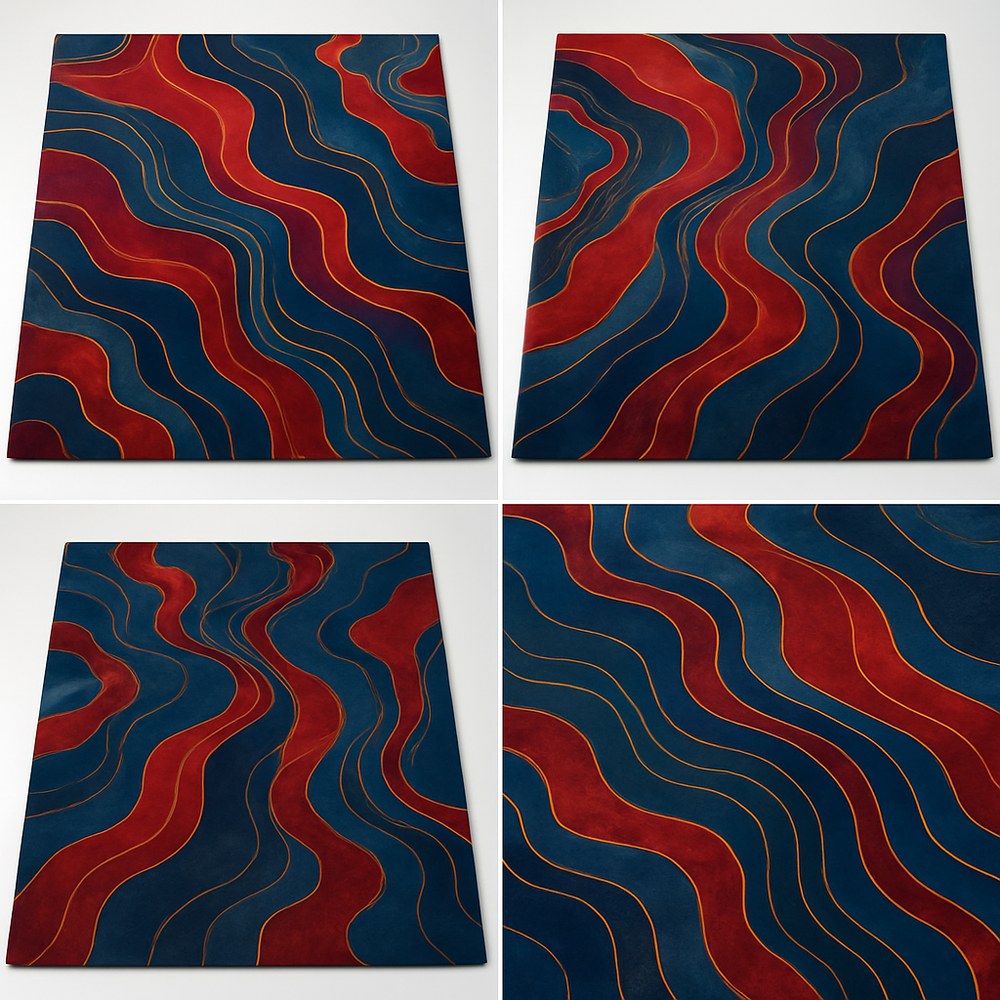 Rugs — Abstract Wave Area Rug