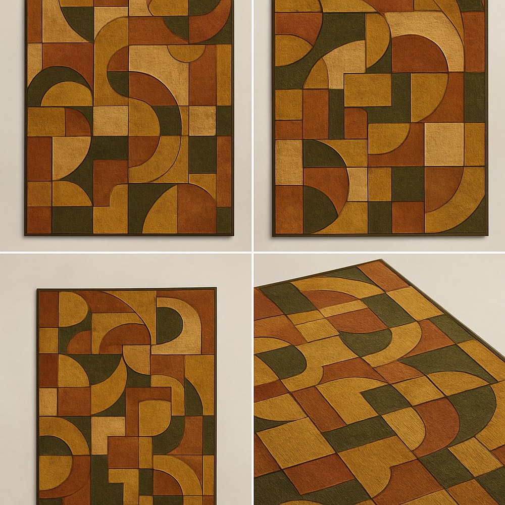 Rugs — Abstract Geometric Area Rug