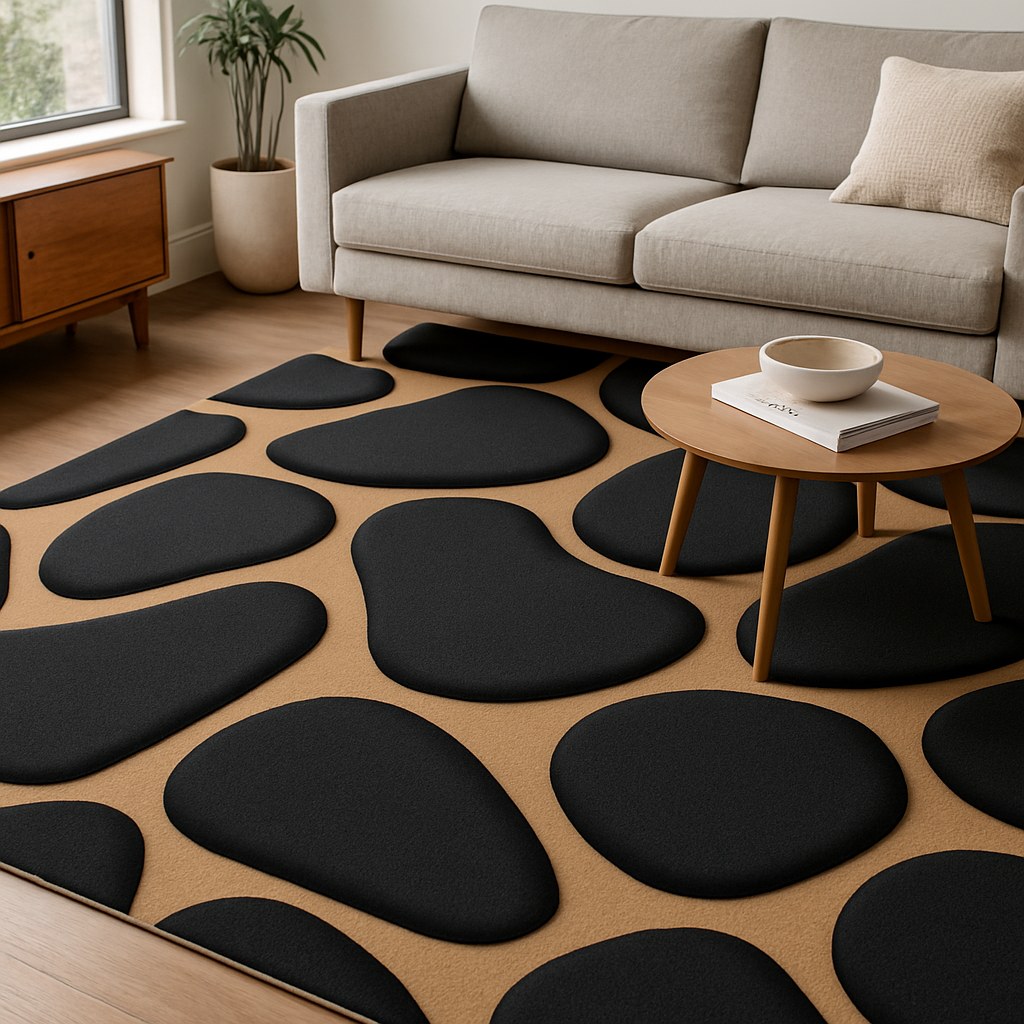 Rugs — Black Pebble Area Rug
